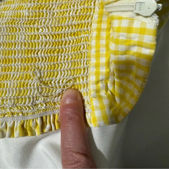 Zara Cropped Top Side Zip Frilly Straps Elastic Back Size Small - Picture 10 of 11